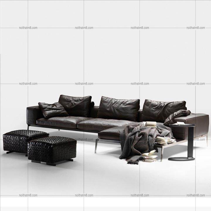 Sofa da, lông vũ Happy đa năng hiện đại M8-3515 thumbnail 3