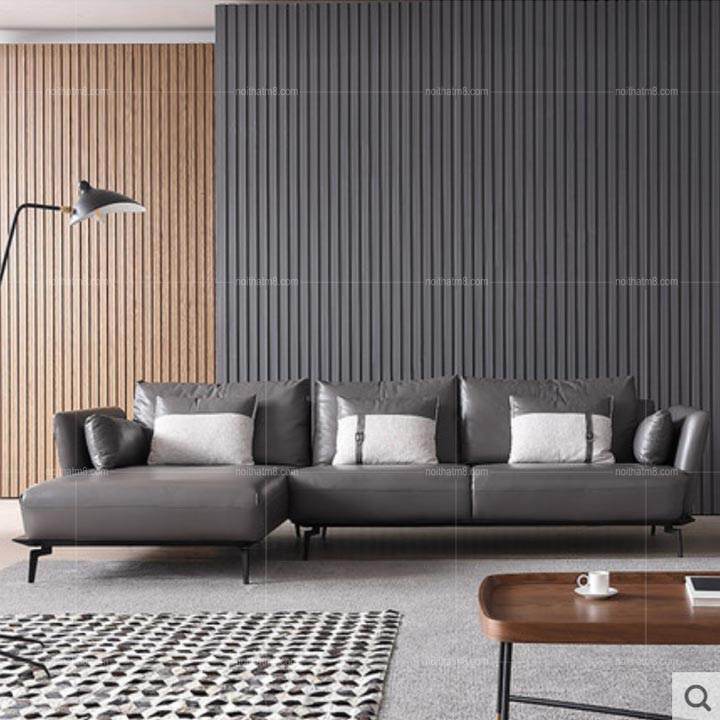 Sofa da cao cấp dáng chữ L sang trọng M8-3516 thumbnail 2