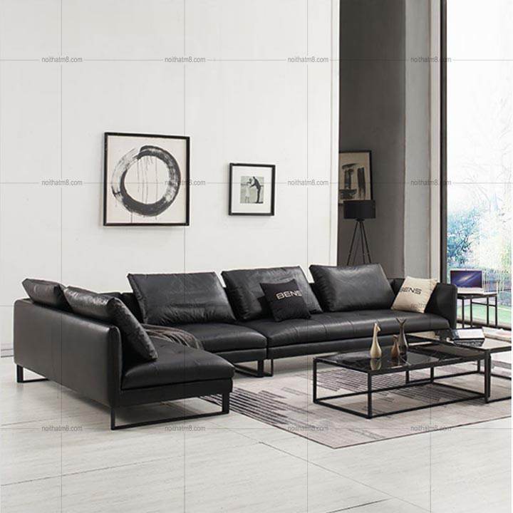 Ghế sofa da thật hiện đại Tiger cho phòng khách sang trọng M8-3548 thumbnail 2