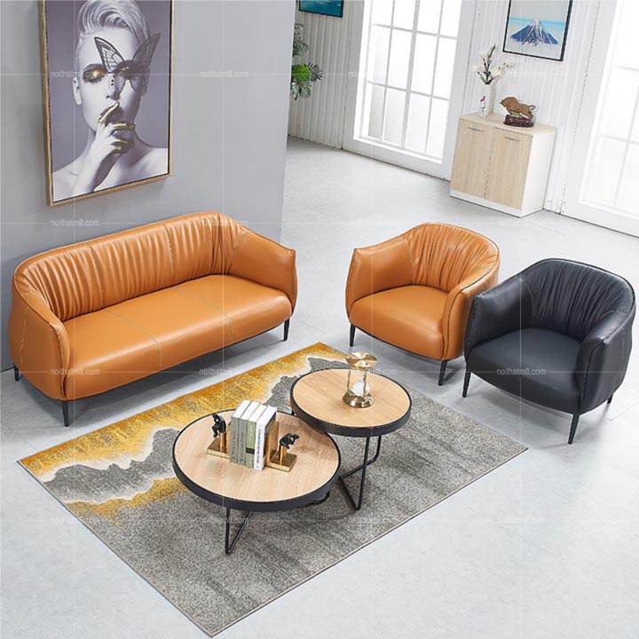 Ghế sofa da nhập khẩu hiện đại êm ái hoàn hảo M8-3509 thumbnail 2