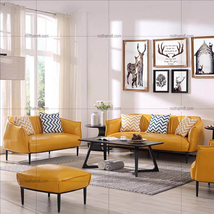 Ghế sofa da nhập khẩu hiện đại êm ái hoàn hảo M8-3509 thumbnail 3