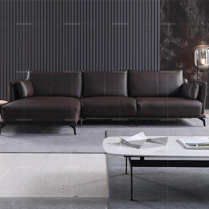 Sofa da cao cấp dáng chữ L sang trọng M8-3516 thumbnail 4