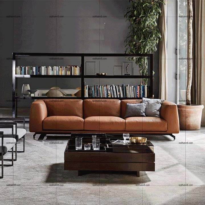 Bộ ghế Sofa da DOLLY màu vàng trang nhã M8-3503 thumbnail 5
