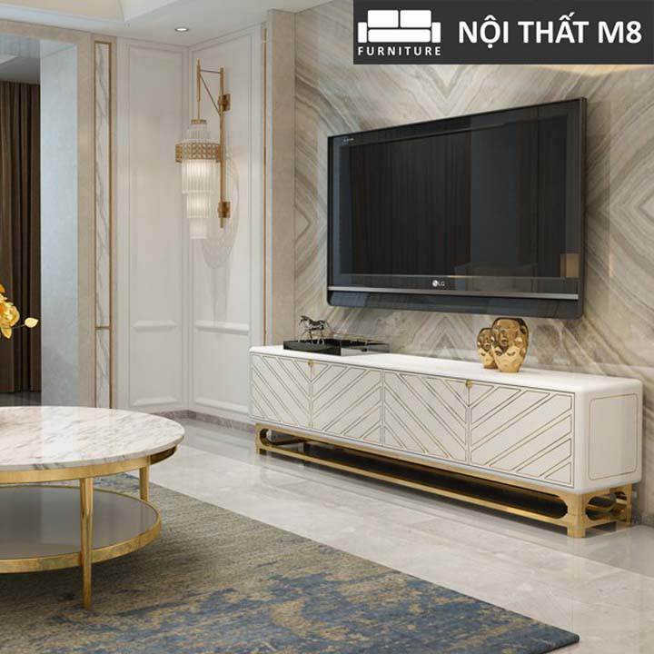 Mẫu kệ tivi phòng khách phong cách Bắc Âu sang trọng M8-2041 thumbnail 3