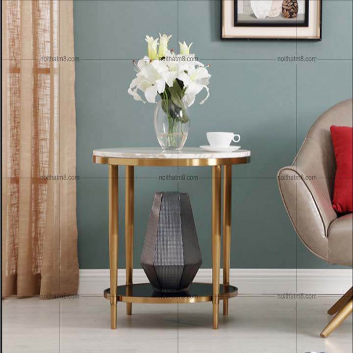 Bàn sofa mặt đá sang trọng và tiện dụng M8-9048