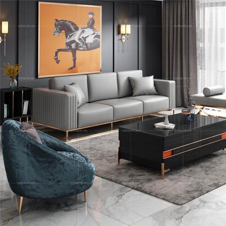 Bộ ghế sofa da hiện đại và sang trọng M8-3552 thumbnail 5