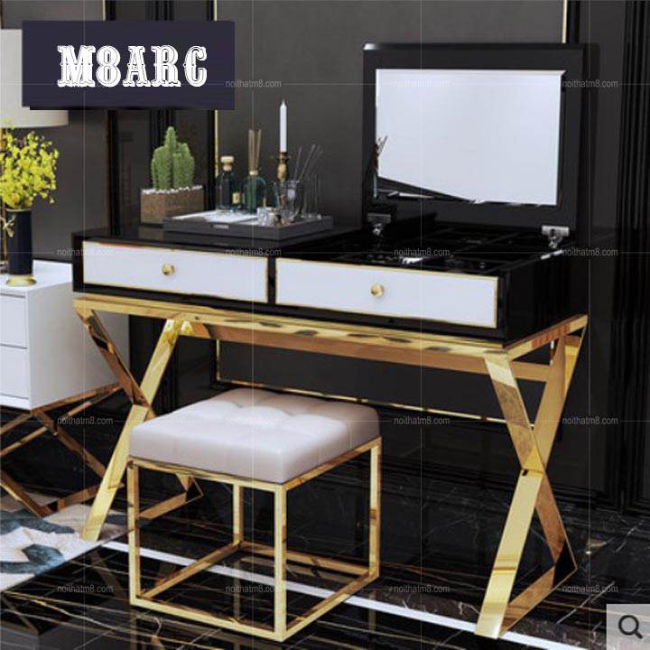 Bàn trang điểm hiện đại cho phòng ngủ sang trọng M8-4702