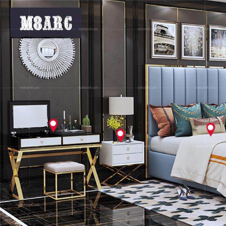 Bàn trang điểm hiện đại cho phòng ngủ sang trọng M8-4702 thumbnail 5