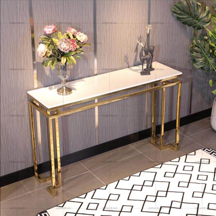 Bàn console mạ titan kiểu dáng hiện đại, trẻ trụng M8-9060 - ảnh 1