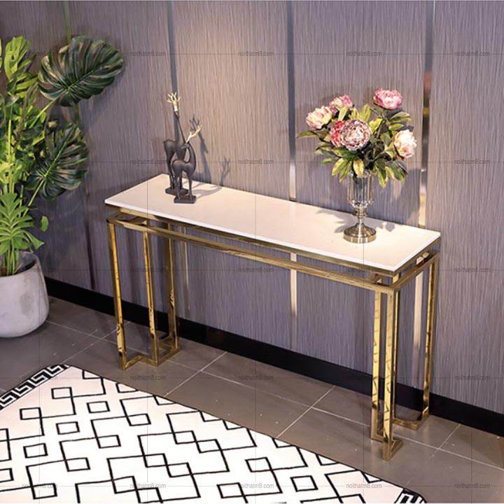 Bàn console mạ titan kiểu dáng hiện đại, trẻ trụng M8-9060 thumbnail 2