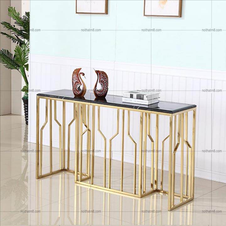 Bàn trang trí hiện đại kết hợp mặt đá tự nhiên sang trọng M8-9063 thumbnail 5