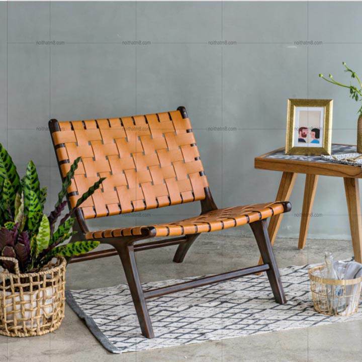 Ghế thư giãn nhập khẩu da đan cao cấp M8-3837 thumbnail 3