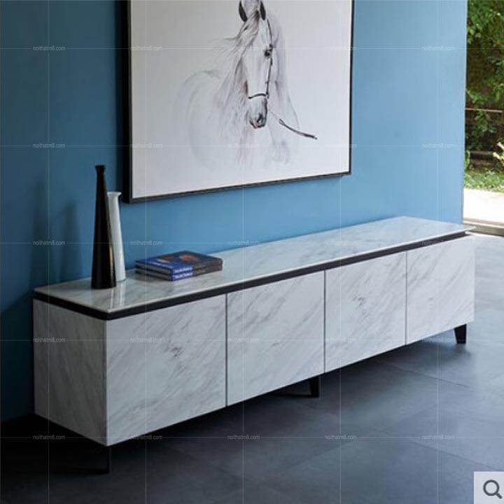 Kệ tivi gỗ nhân tạo giả vân đá sang trọng M8-2082
