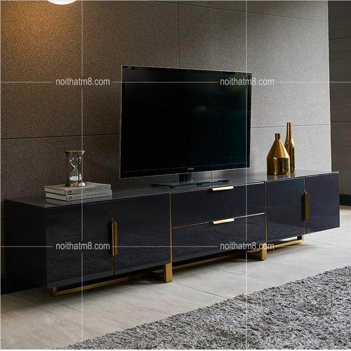 Mẫu kệ tivi sang trọng với tone màu trầm lịch lãm M8-2101 thumbnail 2