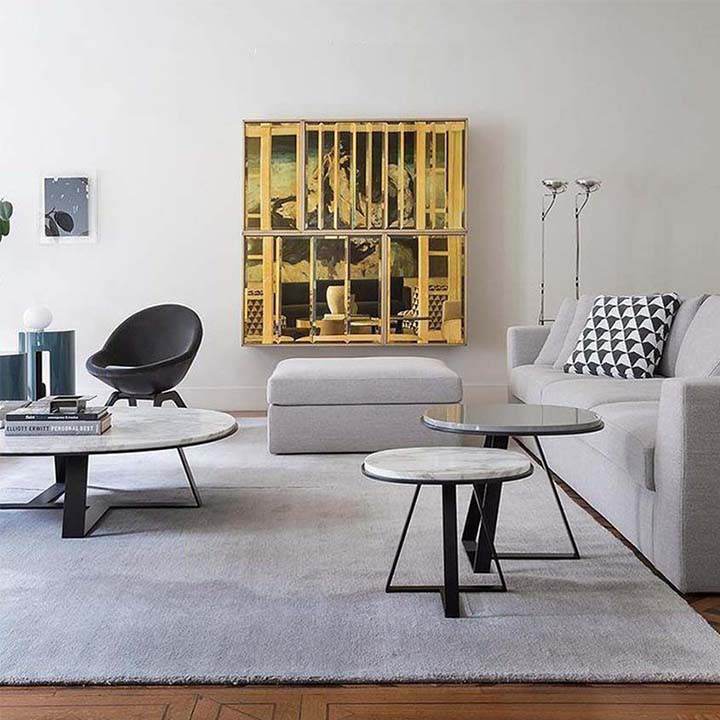 Bàn sofa mặt đá làm sáng bừng không gian phòng khách M8-4240 thumbnail 4