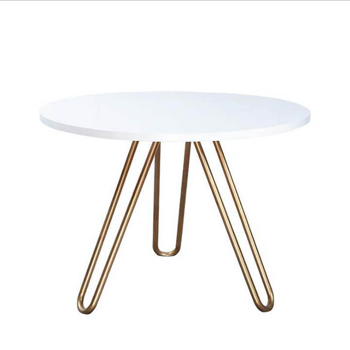 Mẫu bàn cafe đẹp chân sắt mặt gỗ nhỏ gọn phong cách Bắc Âu M8-4612 thumbnail 5