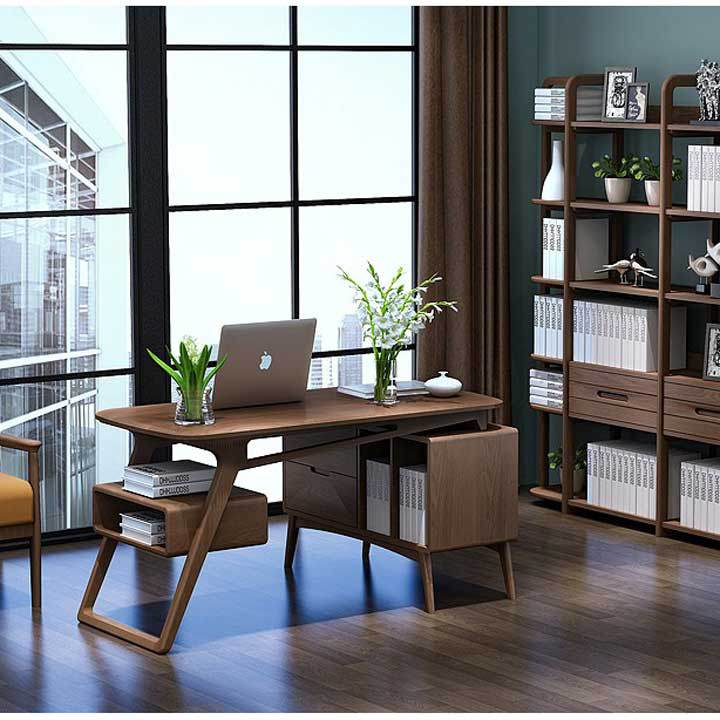 Bàn làm việc đơn giản đẹp phong cách Bắc Âu hiện đại M8-4547 thumbnail 5