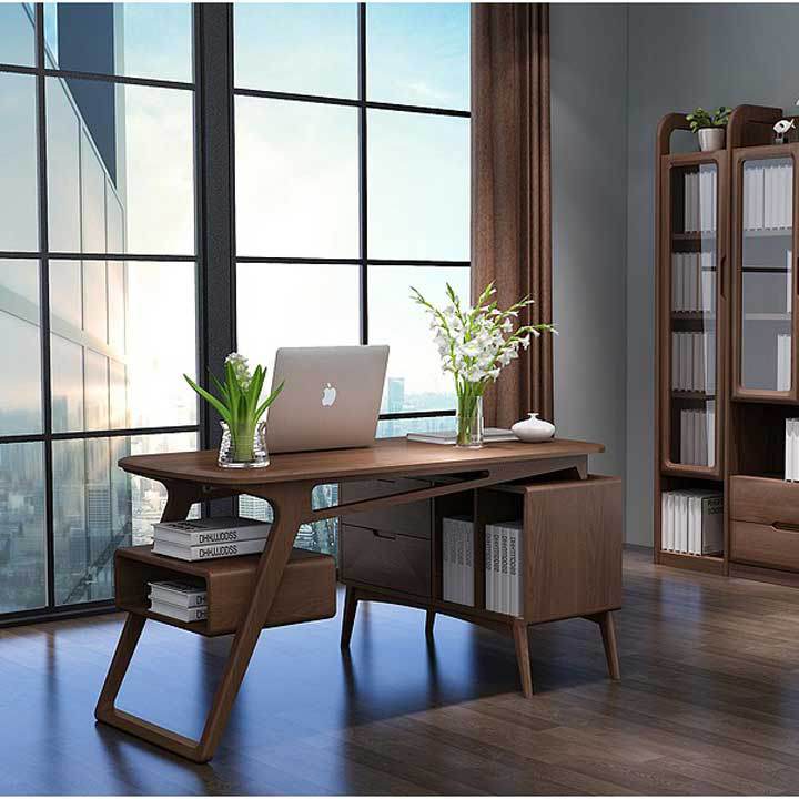 Bàn làm việc đơn giản đẹp phong cách Bắc Âu hiện đại M8-4547 thumbnail 4