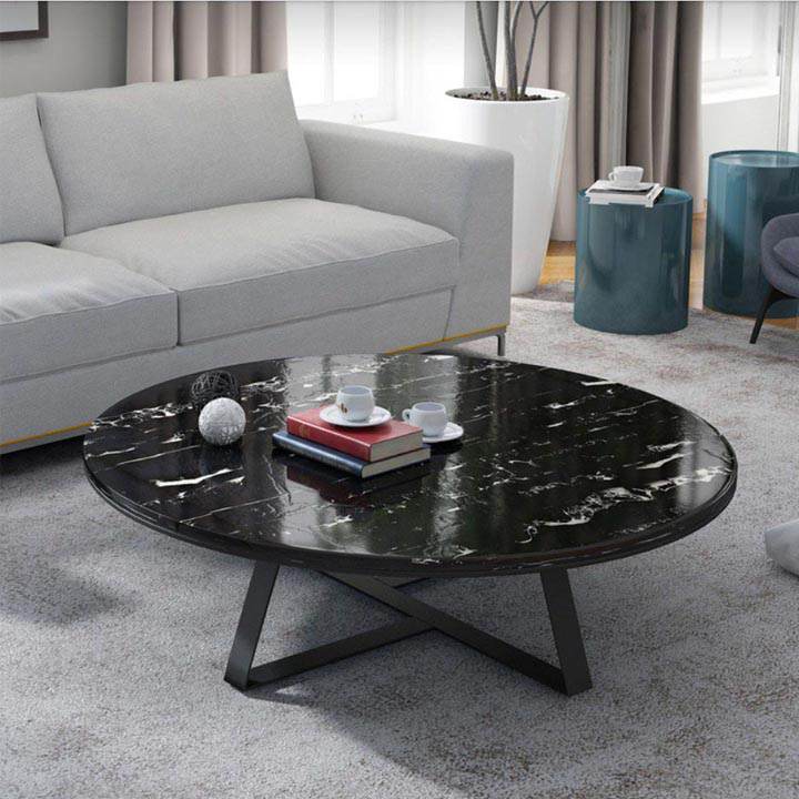 Bàn sofa mặt đá làm sáng bừng không gian phòng khách M8-4240 thumbnail 5