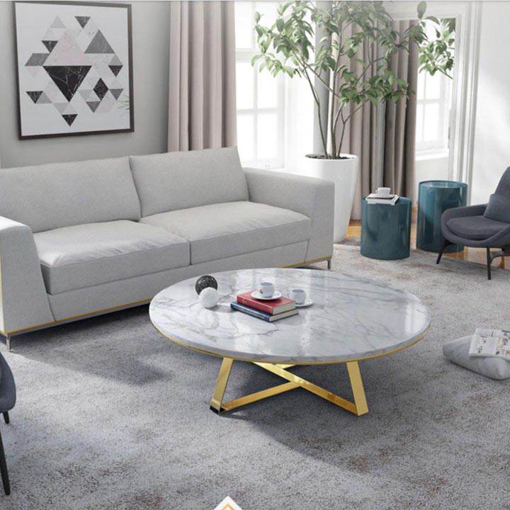 Bàn sofa mặt đá làm sáng bừng không gian phòng khách M8-4240 thumbnail 3