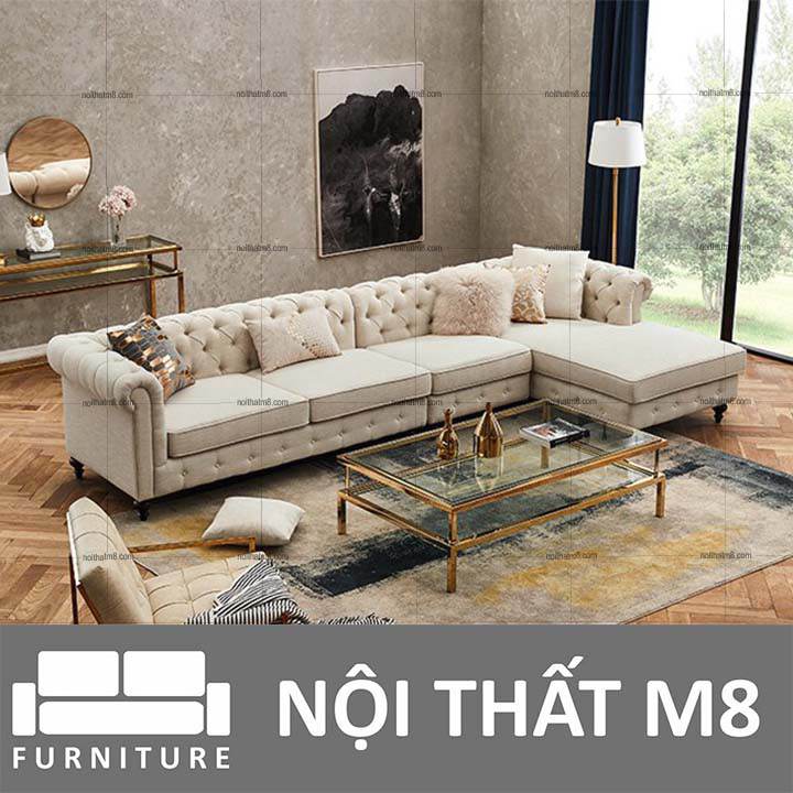 Bộ ghế sofa tân cổ điển màu sắc thiết kế sáng tạo M8-3507 thumbnail 4