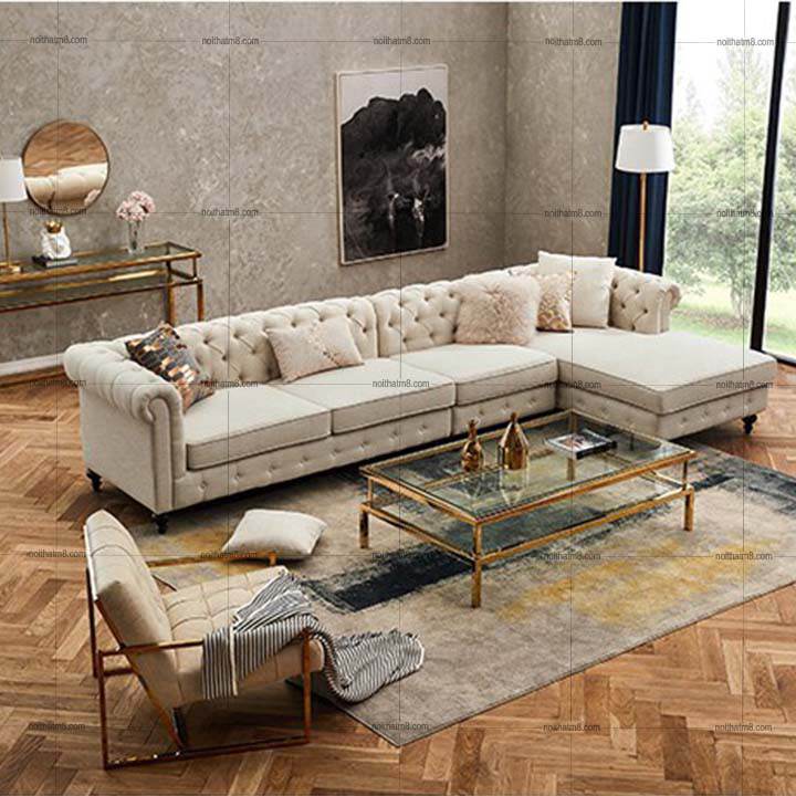 Bộ ghế sofa tân cổ điển màu sắc thiết kế sáng tạo M8-3507 thumbnail 3