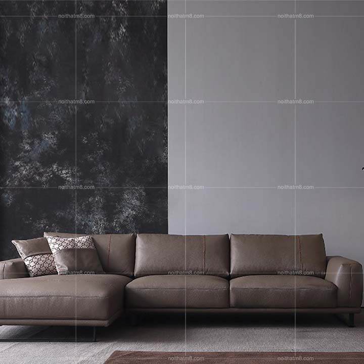 Ghế sofa da thật phong cách hiện đại và sang trọng M8-3510 thumbnail 2