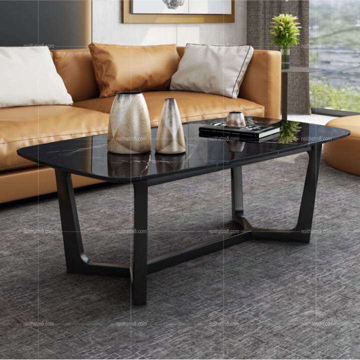 Bàn trà gỗ sồi mặt đá đơn giản lịch sự M8-4354 thumbnail 3