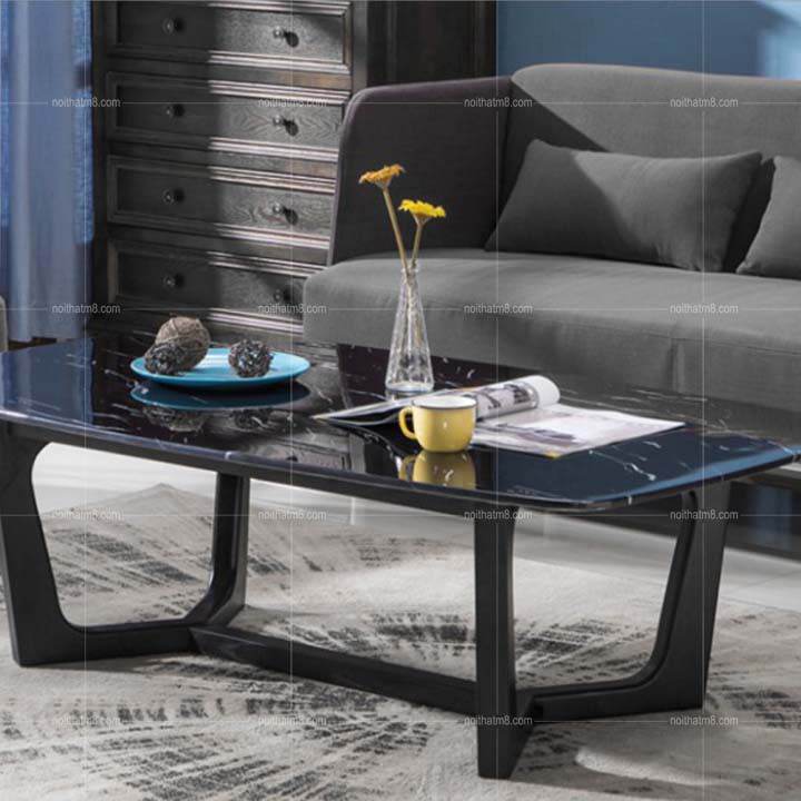 Bàn trà gỗ sồi mặt đá đơn giản lịch sự M8-4354 thumbnail 5