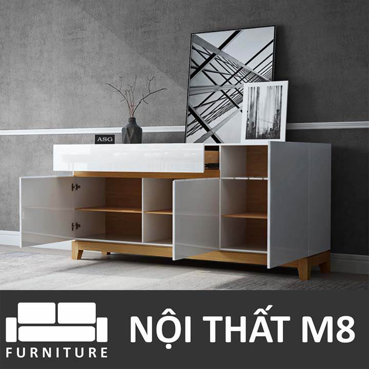 Tủ gỗ trang trí kiểu dáng thanh lịch và hiện đại M8-8146 thumbnail 4
