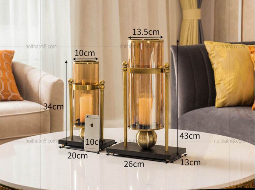 Bình hoa thủy tinh trong suốt cách điệu M8-D028 thumbnail 4