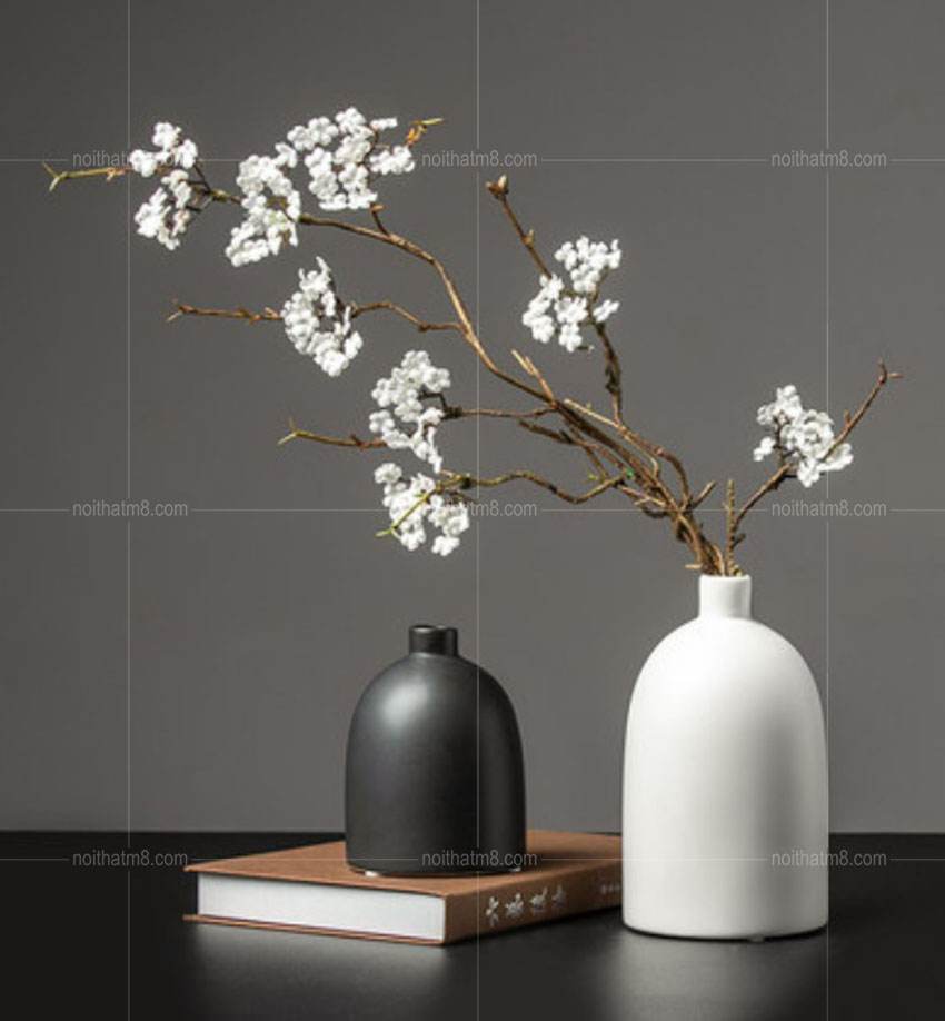 Bộ bình hoa trang trí nhập khẩu cao cấp M8-D035 thumbnail 5