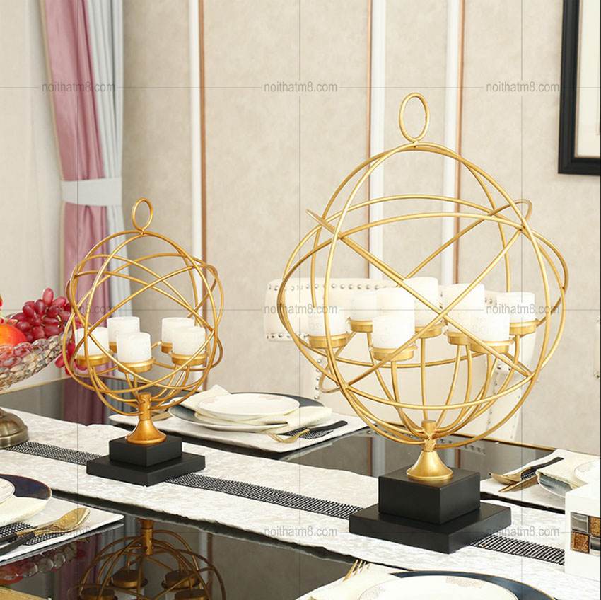 Chân nến nghệ thuật hình cầu độc đáo M8-D030 thumbnail 4