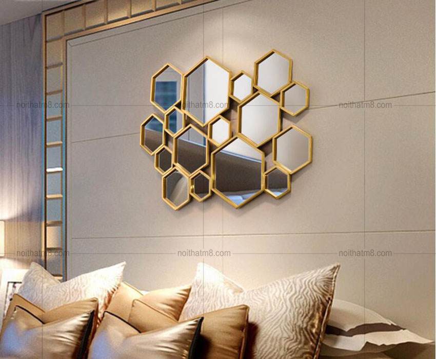 Decor treo tường hình lục giác hiện đại M8-D10 thumbnail 5