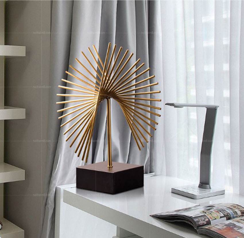 Đồ decor để bàn hình quạt đẹp, ấn tượng M8-D072 thumbnail 5
