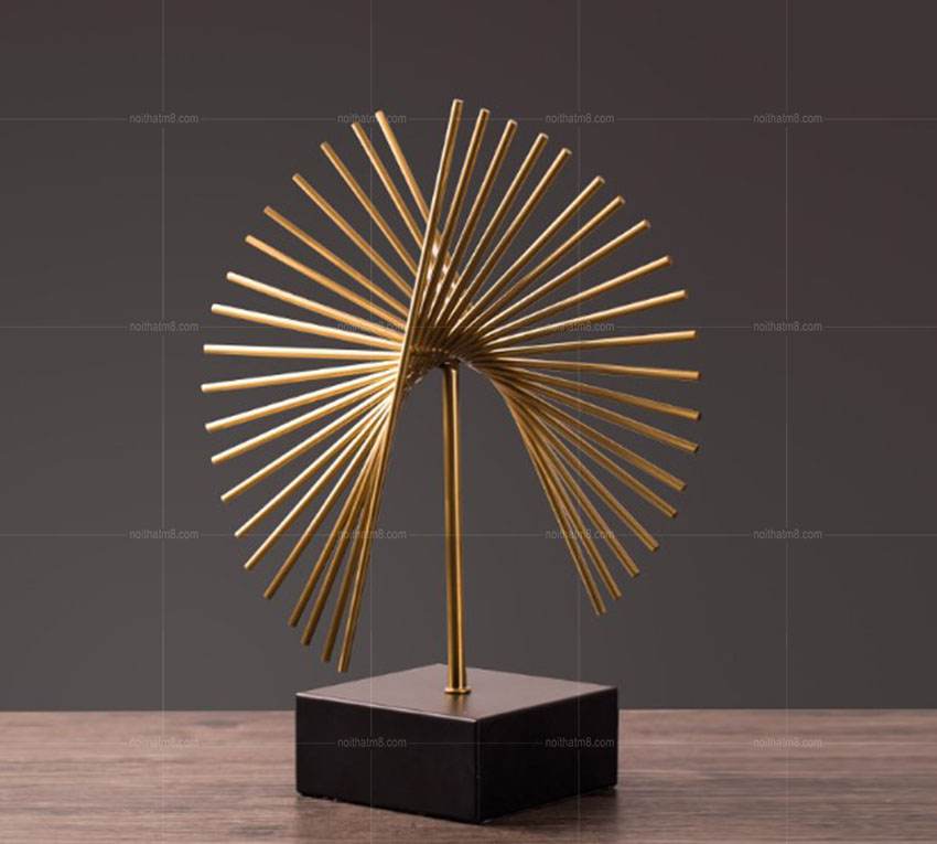 Đồ decor để bàn hình quạt đẹp, ấn tượng M8-D072 thumbnail 2