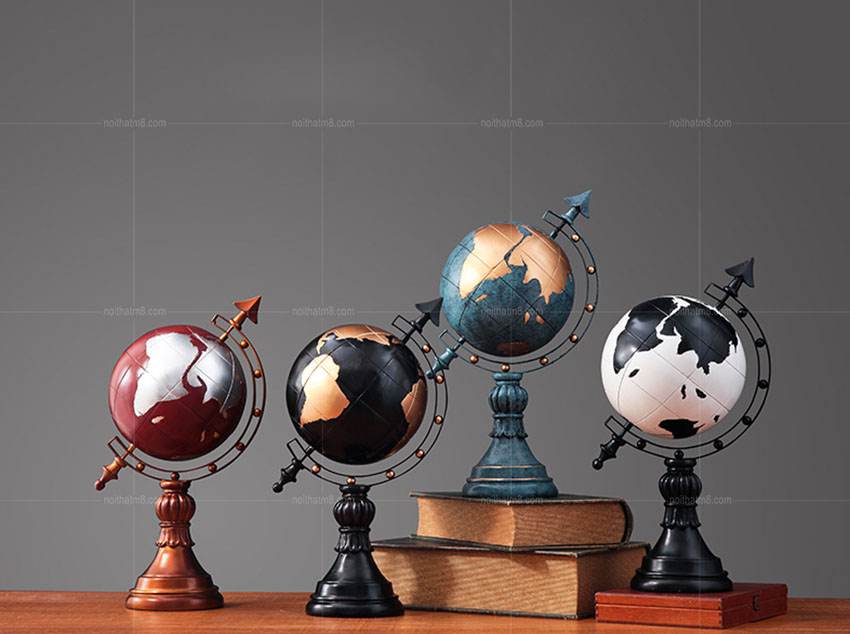 Đồ decor để bàn quả địa cầu độc đáo M8-D087 thumbnail 2