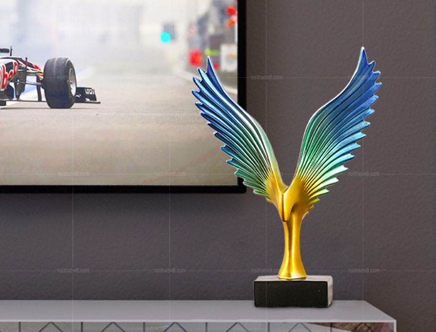 Đồ decor trang trí độc đáo – đôi cánh chim ưng M8-D088 thumbnail 3