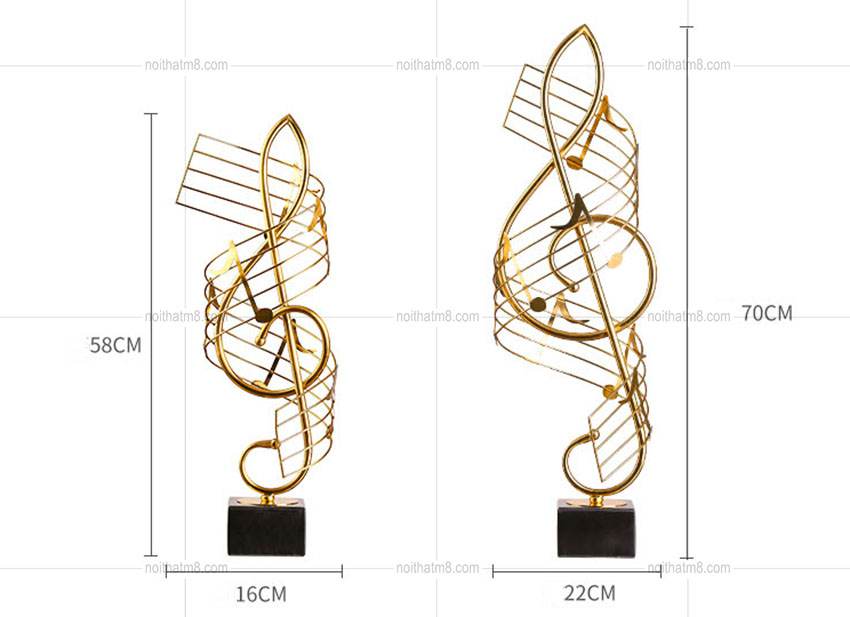 Đồ decor trang trí hình nốt nhạc độc đáo M8-D091 thumbnail 4