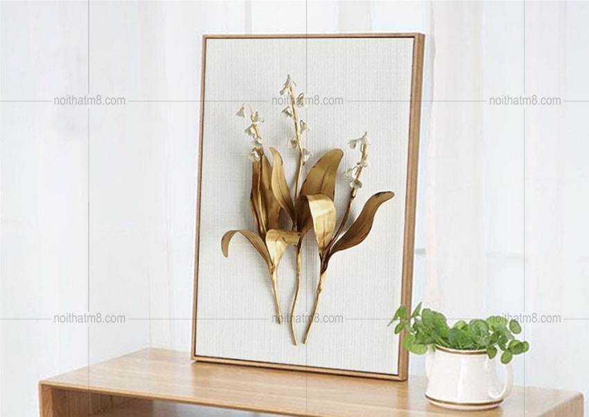 Tranh treo tường hoa nghệ thuật đẹp, nổi bật M8-D112 thumbnail 5