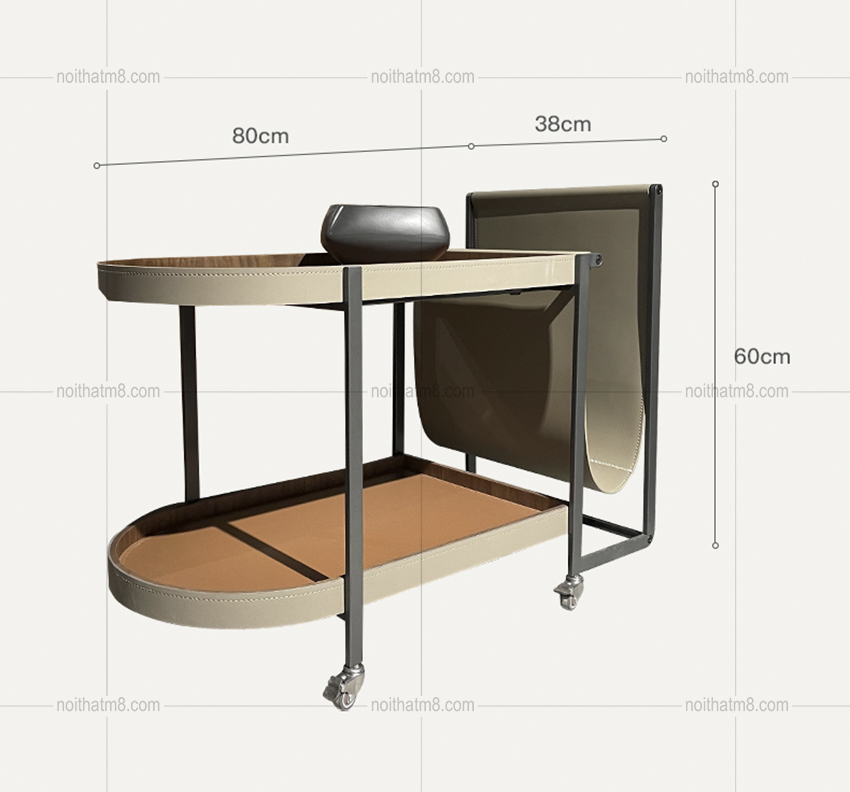 Tab trang trí bọc da hiện đại, độc đáo M8-9080 thumbnail 7