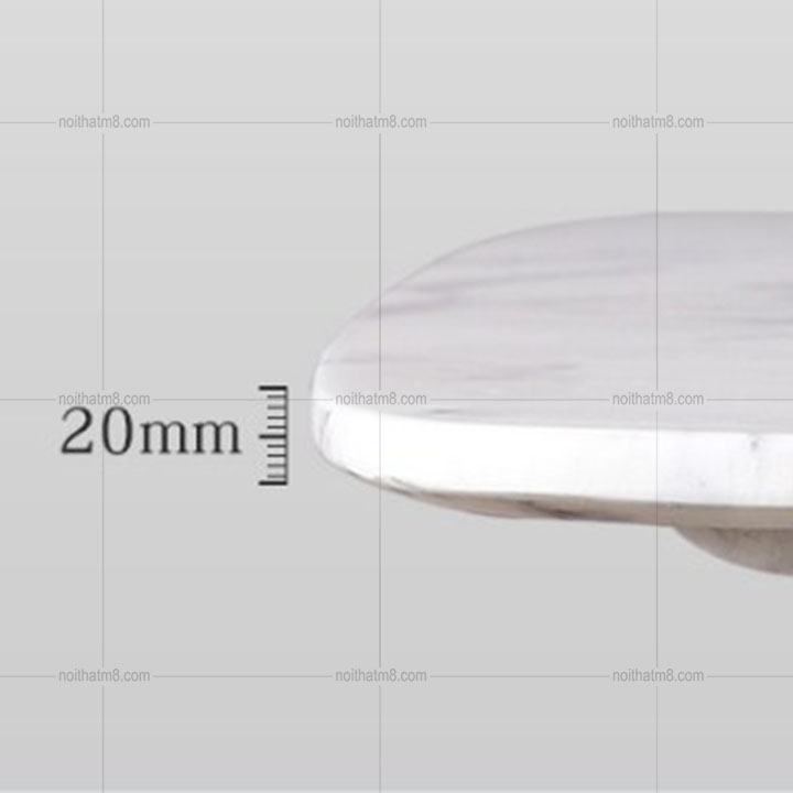 Bộ bàn ăn đẹp mặt đá cách điệu M8-4068 thumbnail 5