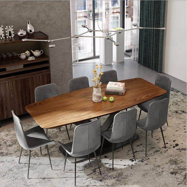 Ghế chân sắt bọc nệm da đẹp hiện đại M8-3064 thumbnail 4