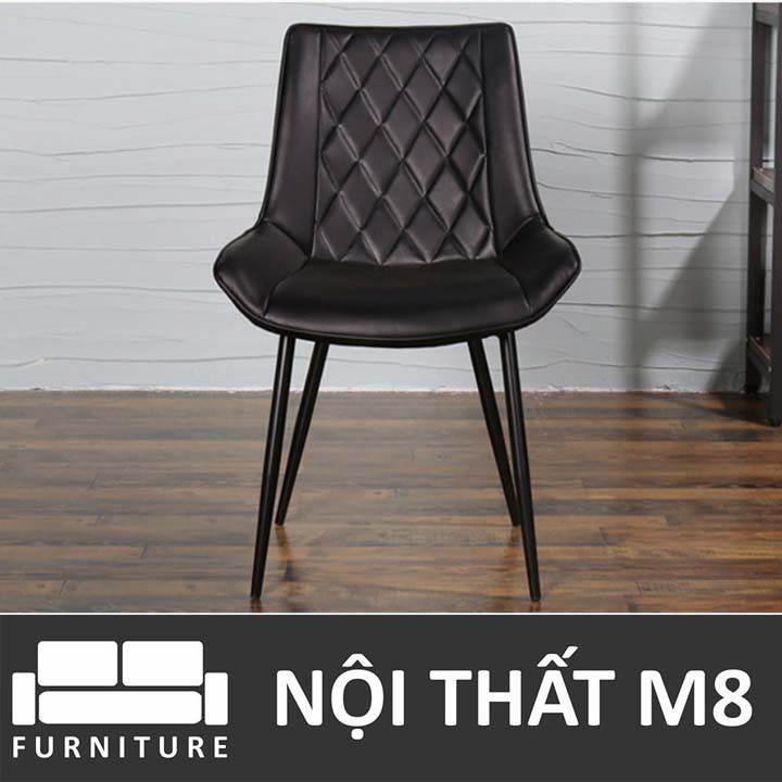 Chiếc ghế chân sắt bọc nệm da kiểu dáng hiện đại, tinh tế M8-3068 thumbnail 4
