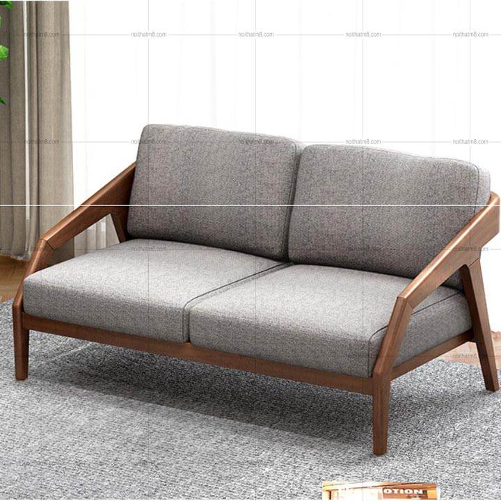 Ghế sofa gỗ sồi kết hợp nệm bọc vải cao cấp M8-3554 thumbnail 4