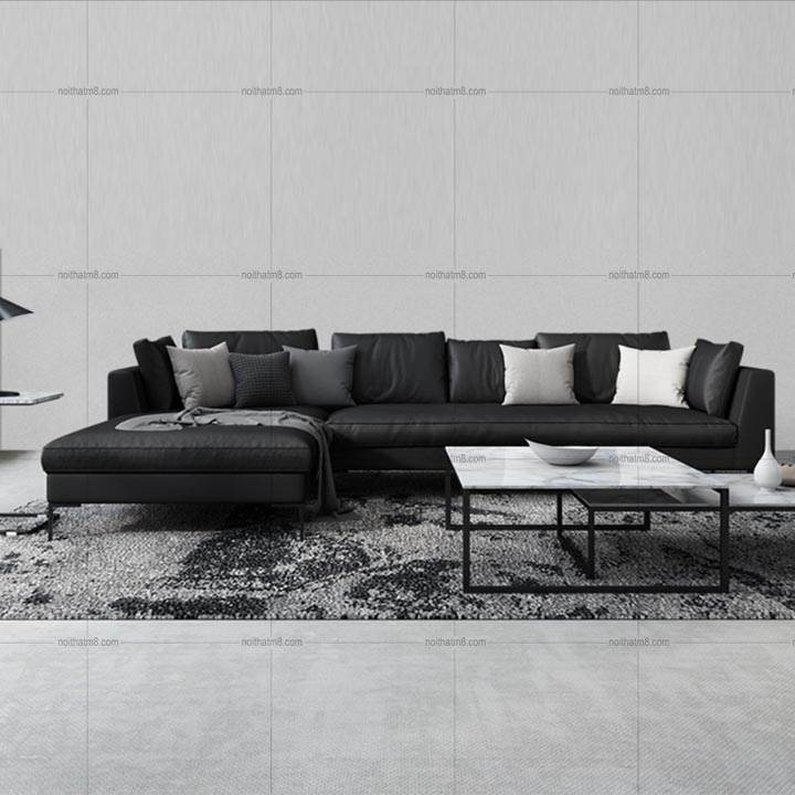 Sofa da phong cách châu Âu hiện đại M8-3555 thumbnail 3