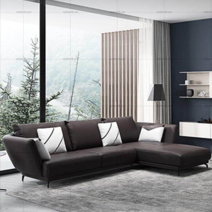 Sofa da cao cấp dáng chữ L hiện đại, sang trọng M8-3560 thumbnail 2
