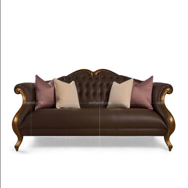 Mẫu sofa nhập khẩu bọc da phong cách hoàng gia M8-3578 thumbnail 3
