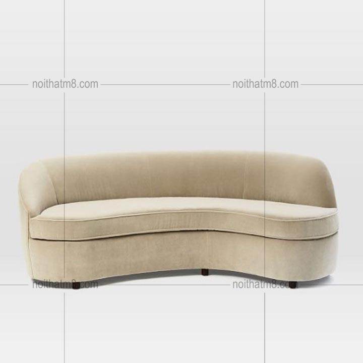 Ghế sofa mini bọc vải dáng cong sang trọng M8-3590 thumbnail 2