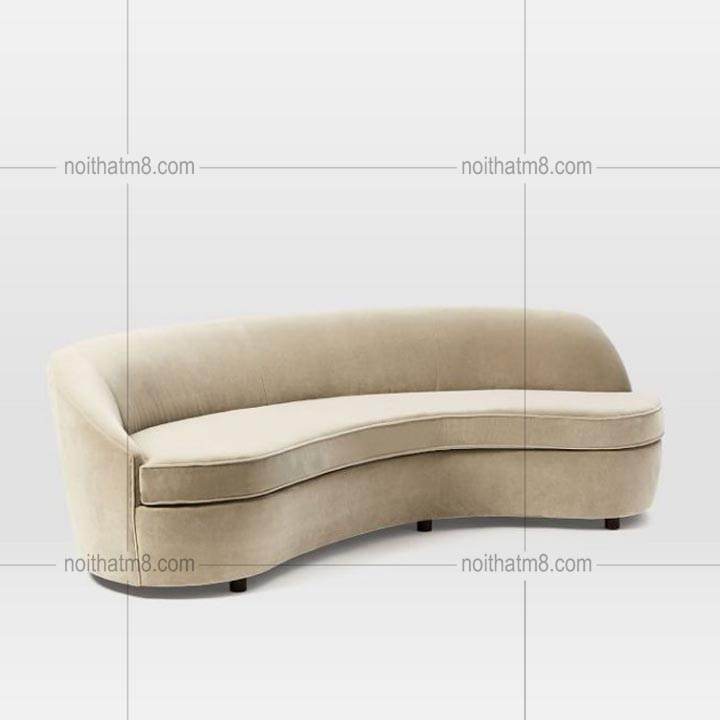Ghế sofa mini bọc vải dáng cong sang trọng M8-3590 thumbnail 3